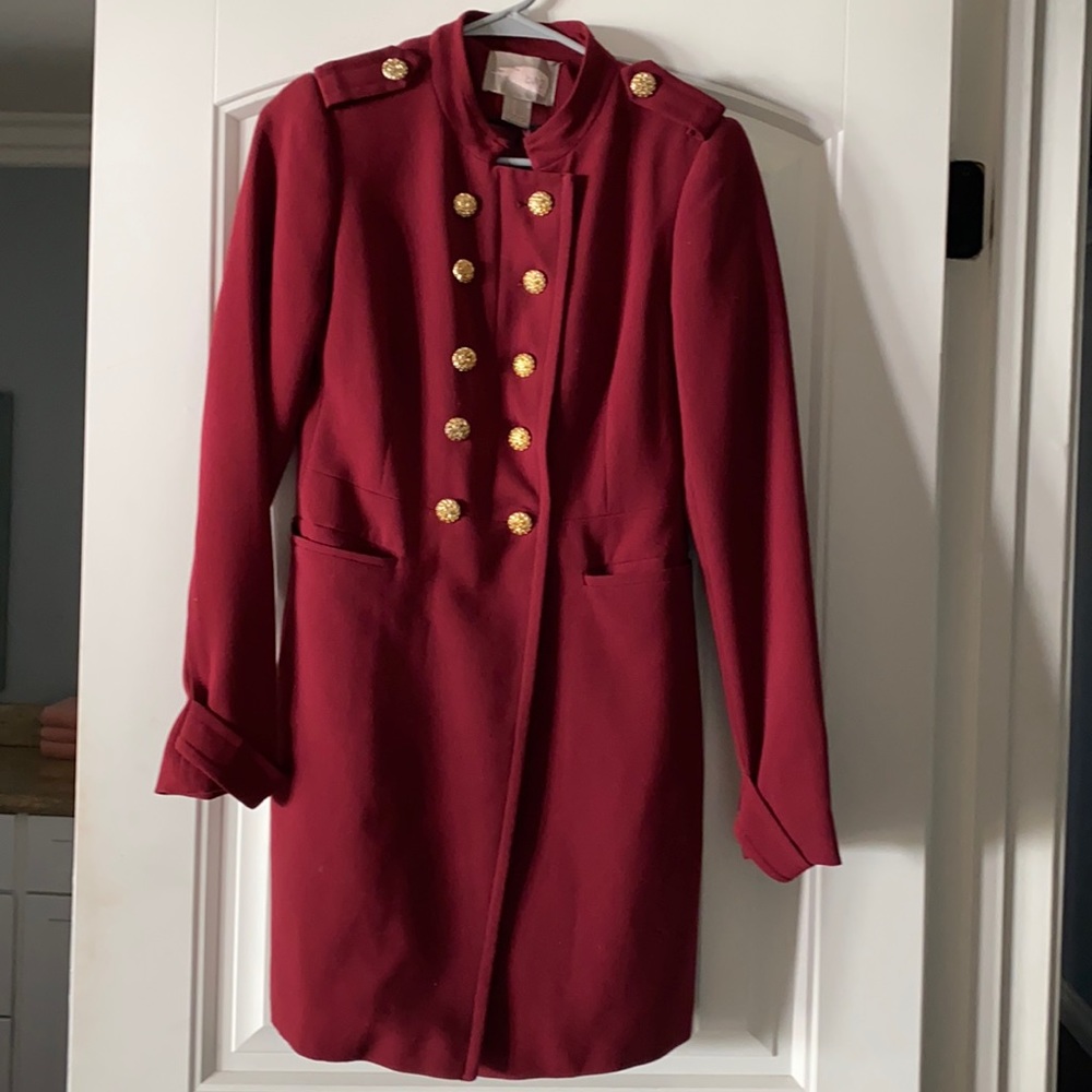 Burgundy Coat
